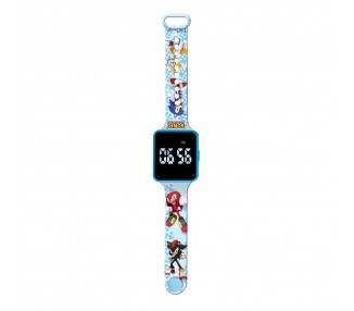 Reloj Digital LED Sonic The Hedgehog