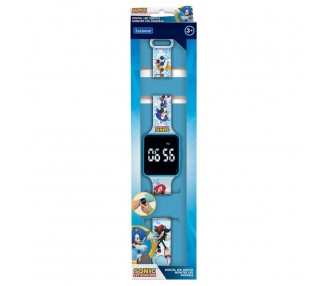 Reloj Digital LED Sonic The Hedgehog