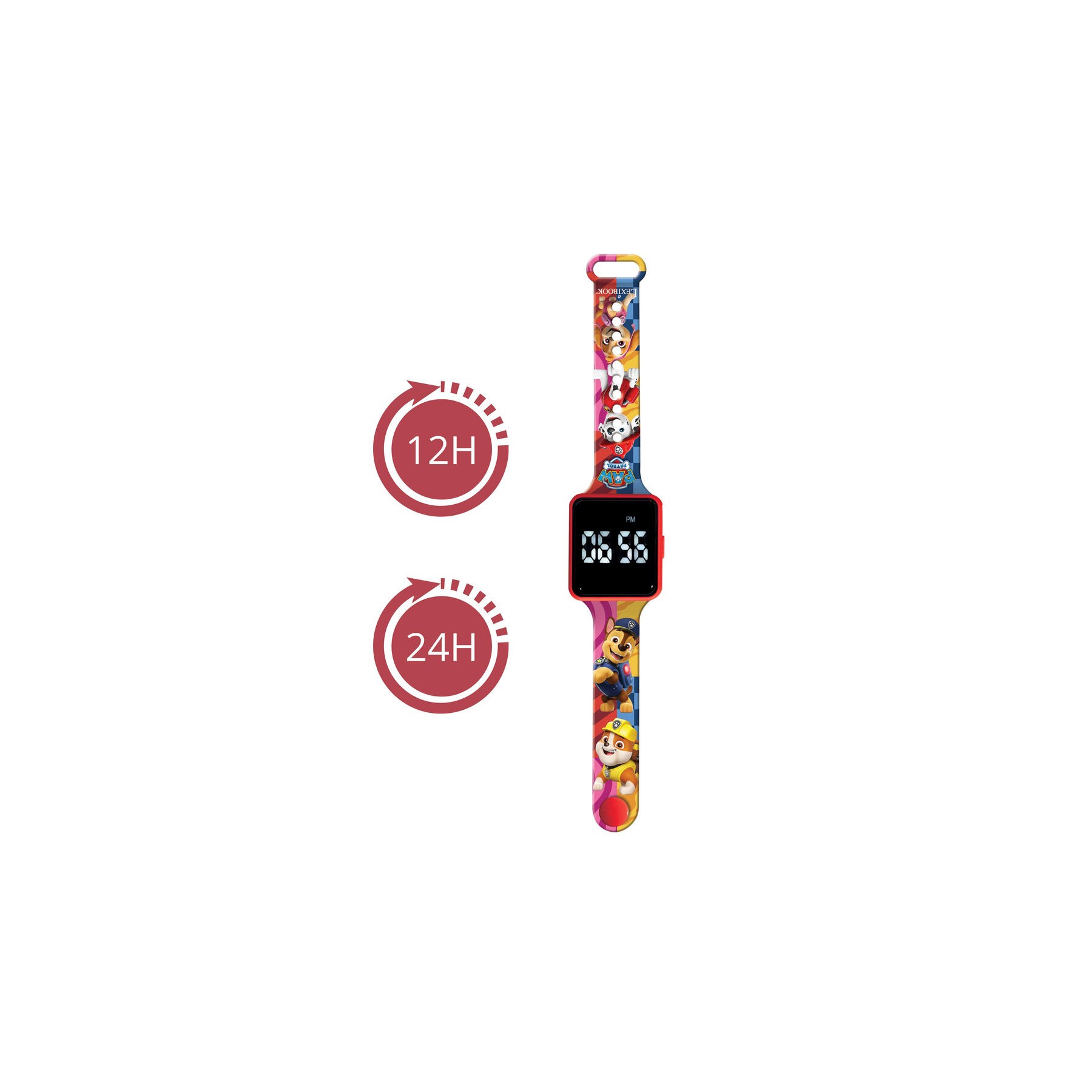 Reloj Digital LED Patrulla Canina Paw Patrol