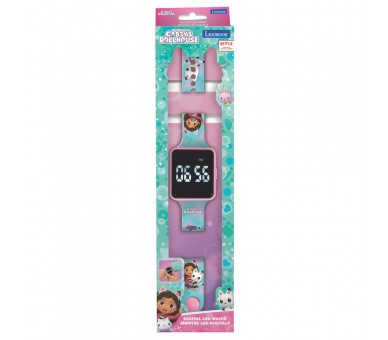 Reloj Digital LED La Casa de Muñecas de Gabby