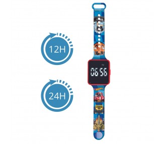 Reloj Digital LED Hot Wheels