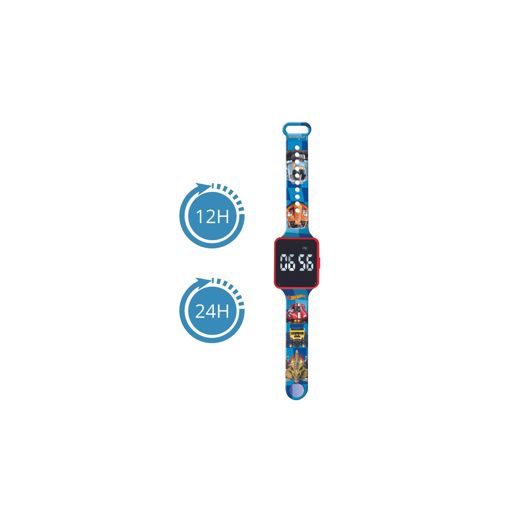 Reloj Digital LED Hot Wheels