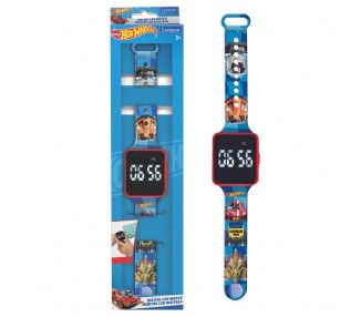Reloj Digital LED Hot Wheels