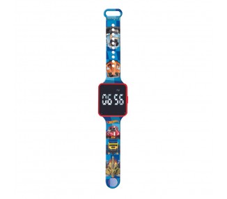 Reloj Digital LED Hot Wheels
