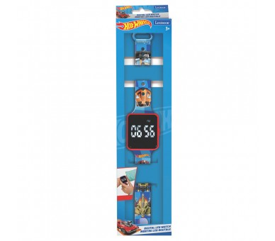 Reloj Digital LED Hot Wheels