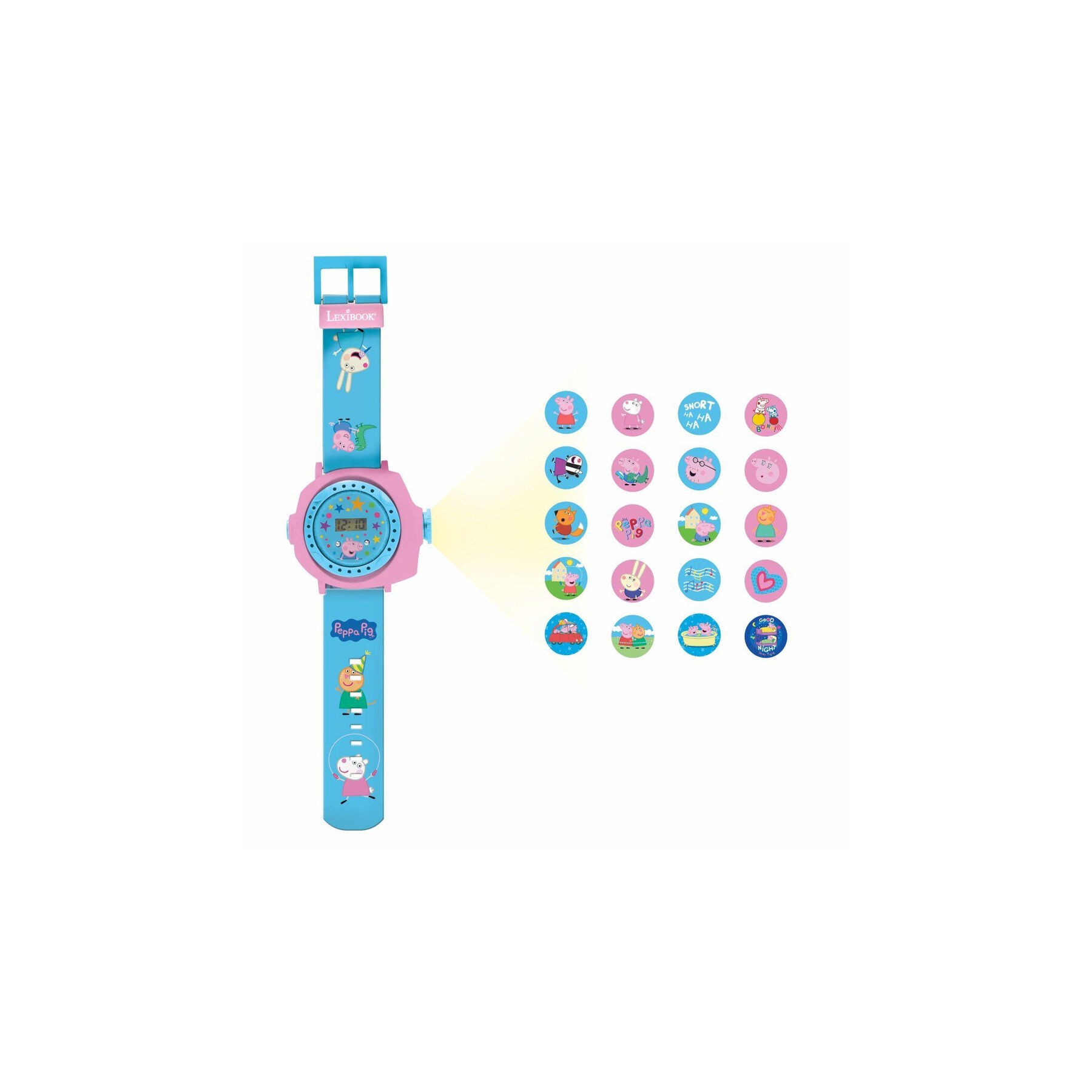 Reloj Digital proyecciones Peppa Pig
