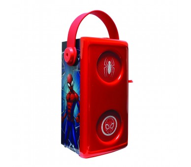 Altavoz Bluetooth Luminoso + Microfono Spiderman Marvel