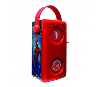 Altavoz Bluetooth Luminoso + Microfono Spiderman Marvel