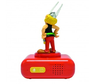 Reloj Despertador Luz Nocturna 3D Asterix
