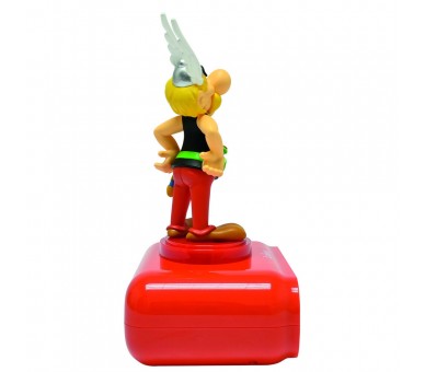 Reloj Despertador Luz Nocturna 3D Asterix