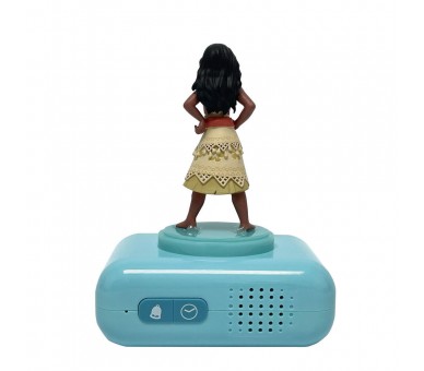 Reloj Despertador Luz Nocturna 3D Vaiana Moana Disney