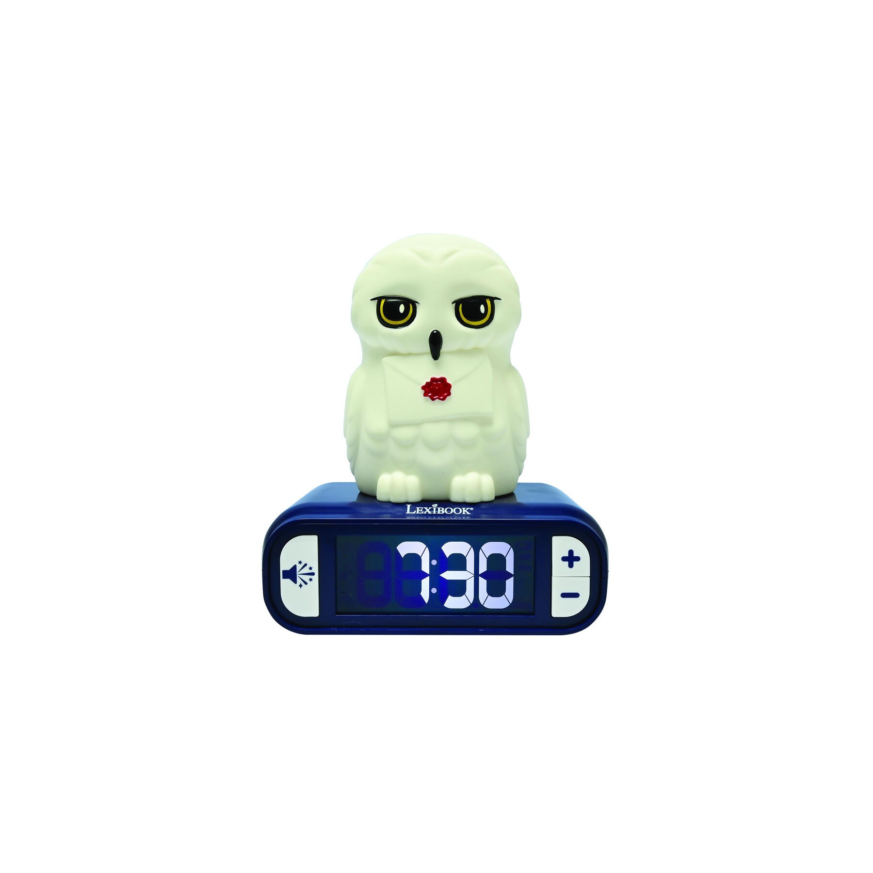 Reloj Despertador Luz Nocturna 3D Hedwig Harry Potter