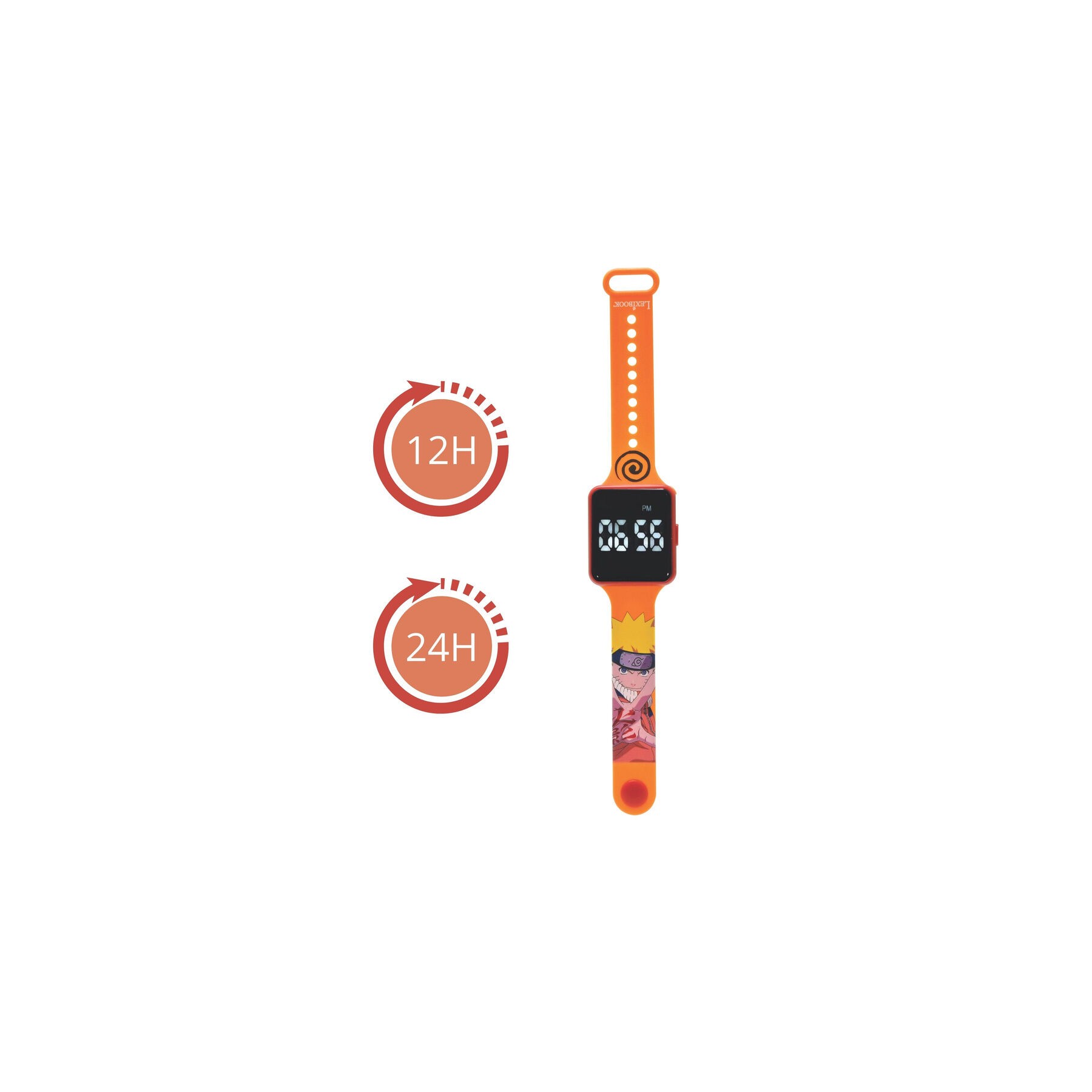 Reloj Digital LED Naruto Shippuden