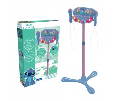 Microfono Karaoke Soporte Ajustable Stitch Disney