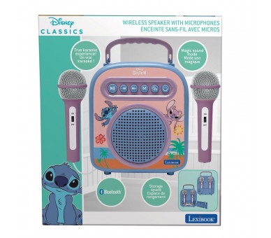 Altavoz Bluetooth + Microfono Stitch Disney
