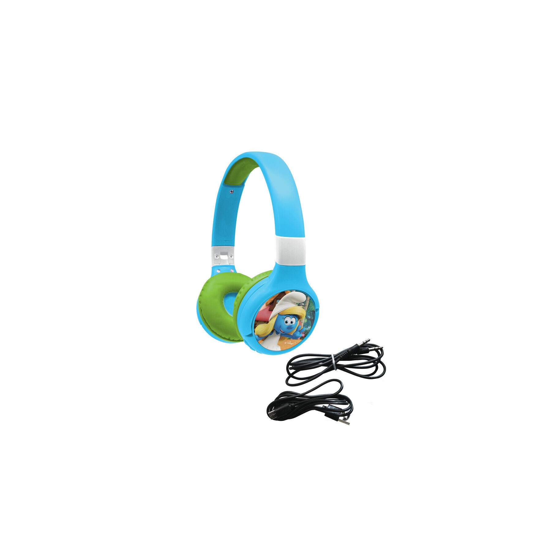 Auriculares plegables Pitufos