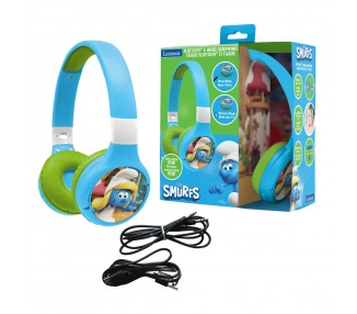 Auriculares plegables Pitufos