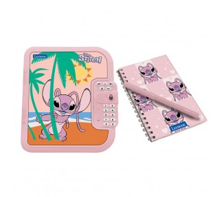 Diario Electronico Angel Stitch Disney