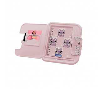 Diario Electronico Angel Stitch Disney