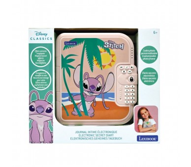 Diario Electronico Angel Stitch Disney