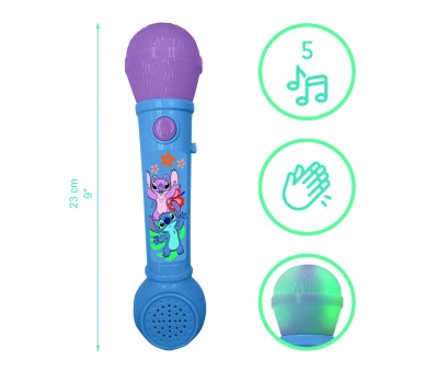 Microfono luminoso Stitch Disney