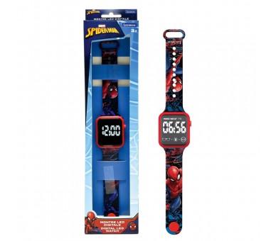 Reloj Digital LED Spiderman Marvel
