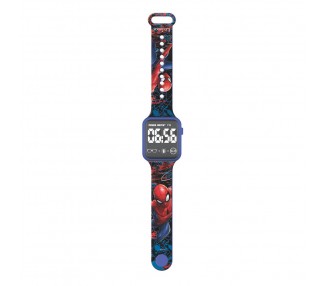 Reloj Digital LED Spiderman Marvel