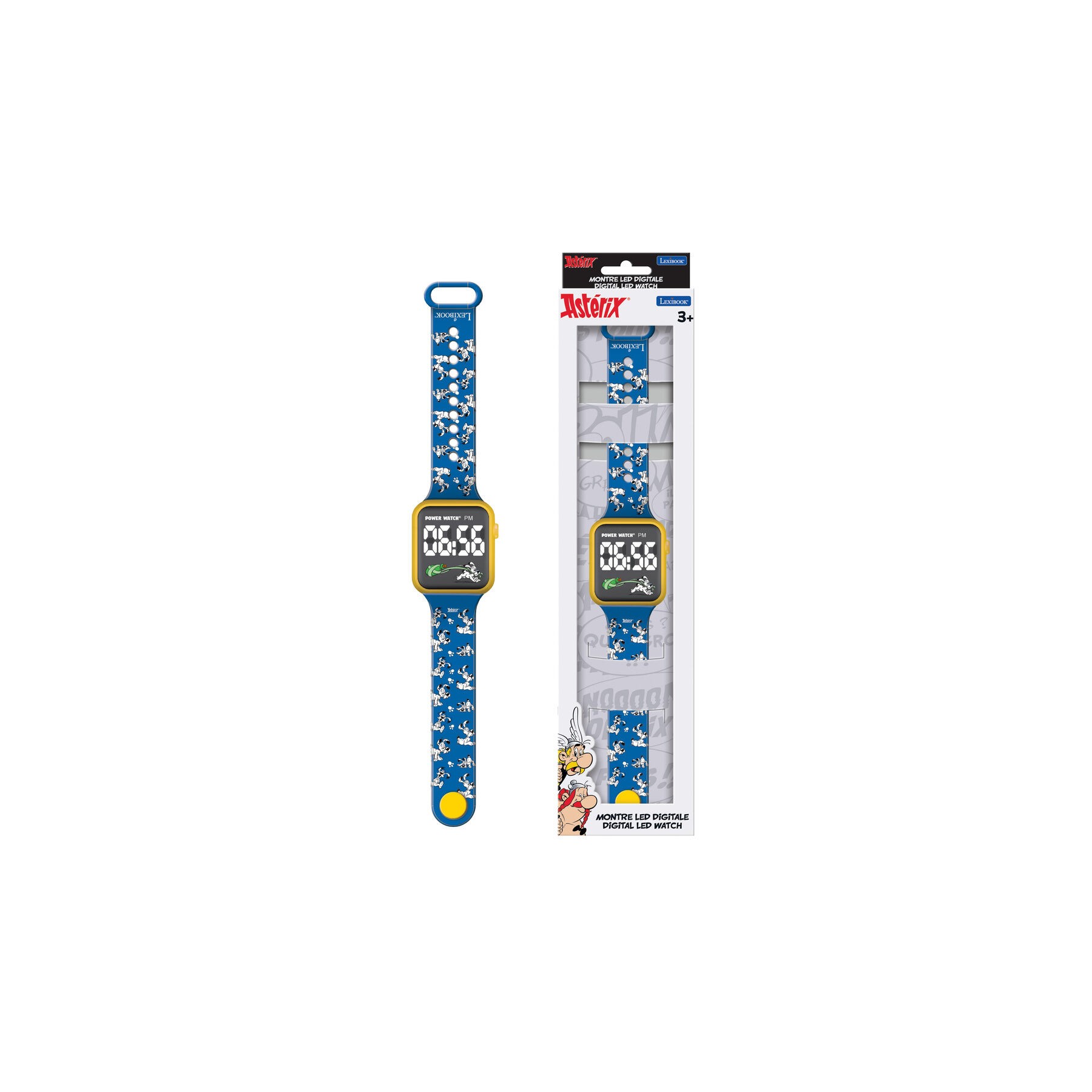 Reloj Digital LED Asterix y Obelix