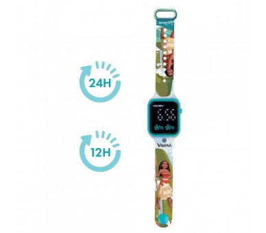 Reloj Digital LED Vaiana Moana Disney