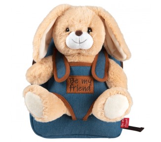 Mochila + peluche Conejo Bob 26cm