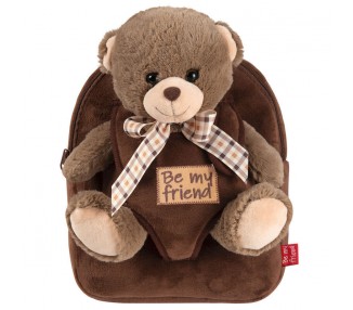 Mochila + peluche Oso Tommy 26cm