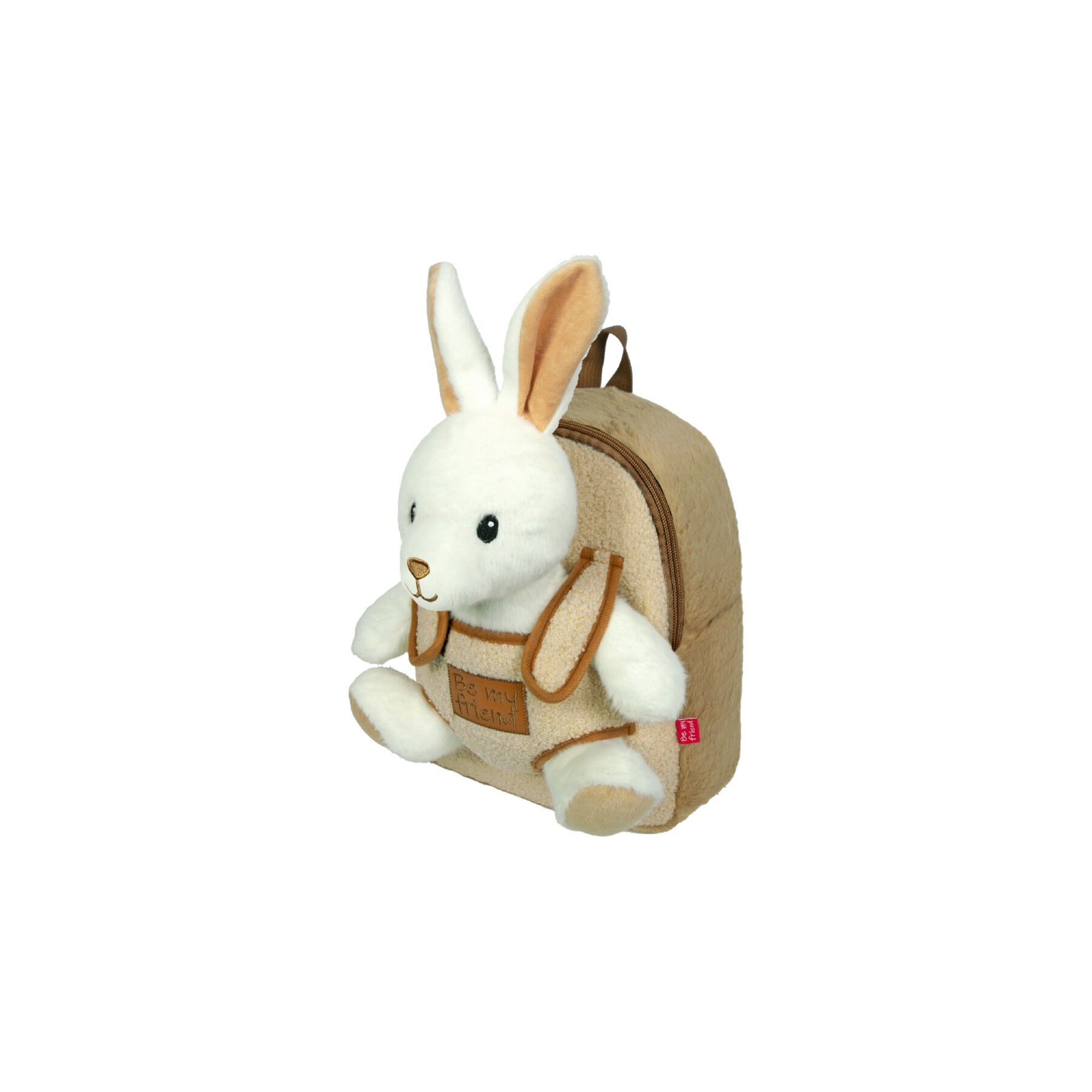 Mochila + peluche conejo 27cm