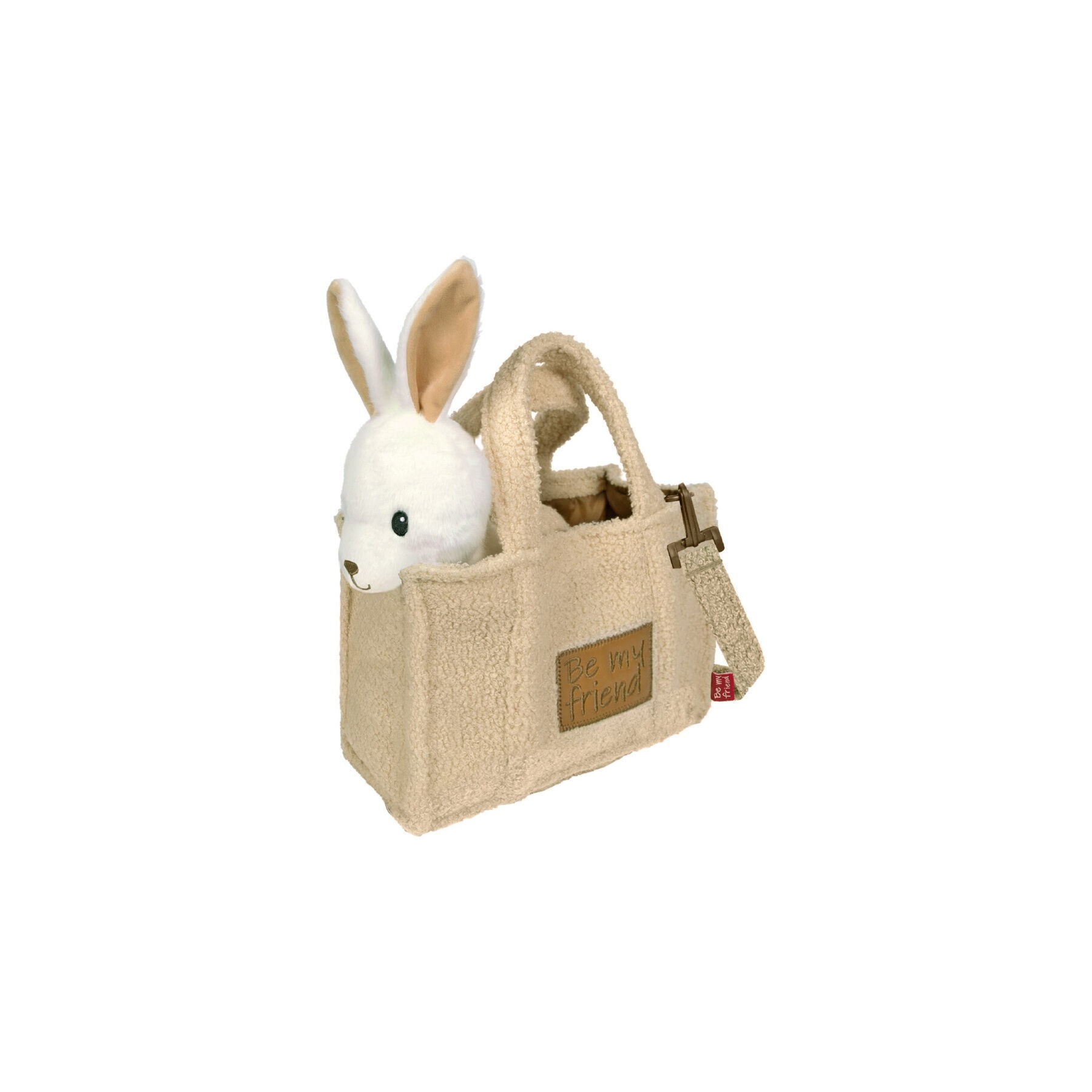 Bolso + peluche conejo 28cm