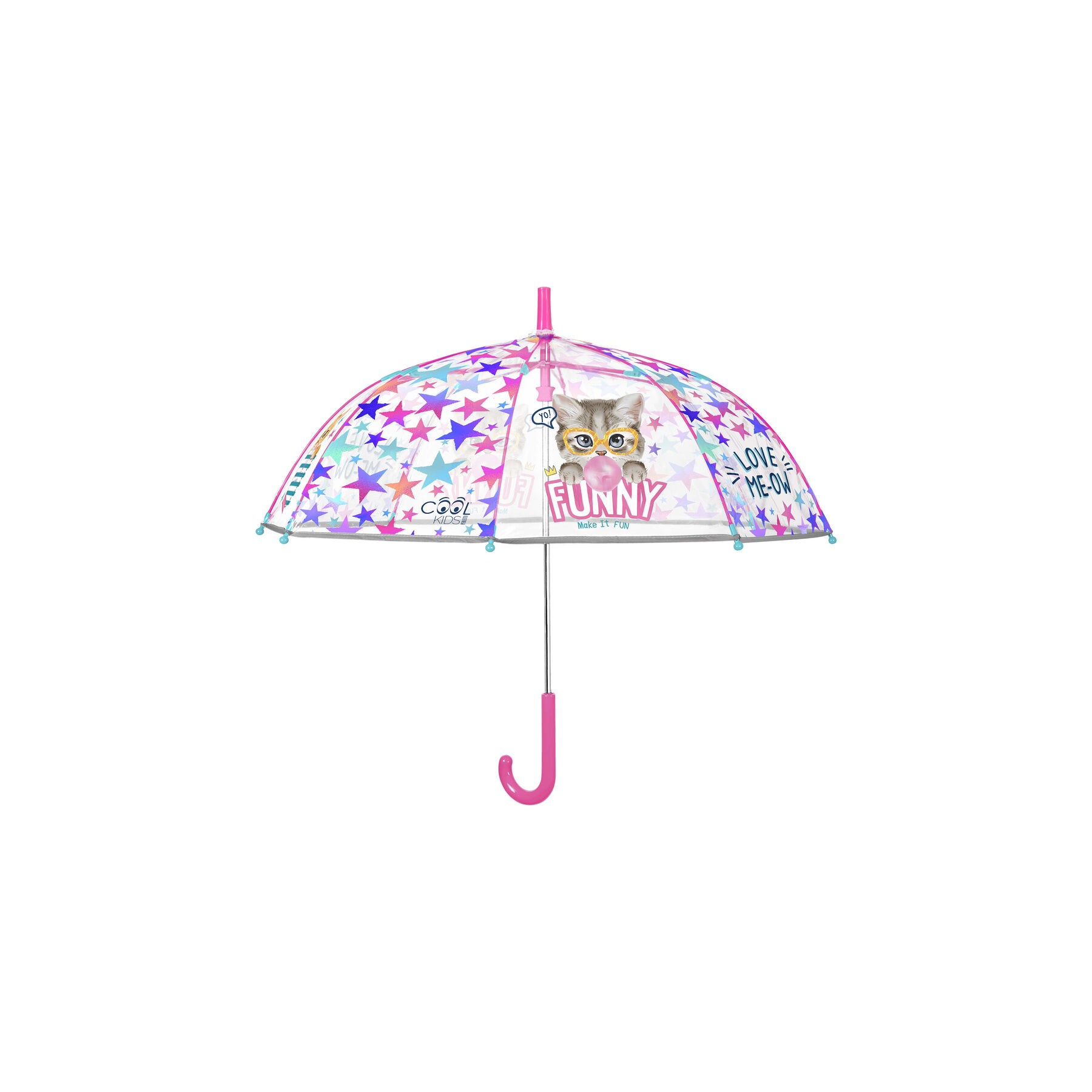 Paraguas manual gato divertido 45cm