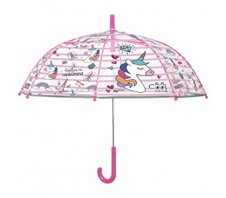 Paraguas manual unicornio 45cm