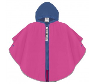 Chubasquero fucsia/purpura cremallera