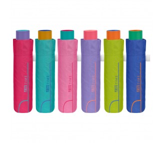 Paraguas plegable manual 54cm surtido