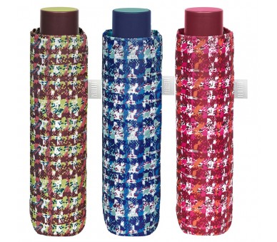 Paraguas plegable manual boucle 54cm surtido