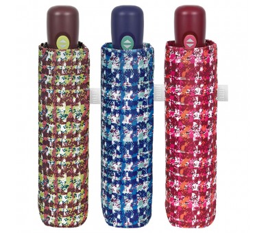 Paraguas plegable automatico boucle 54cm surtido