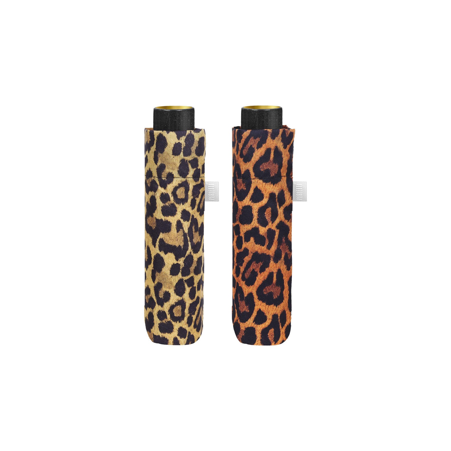 Paraguas plegable manual leopardo 54cm surtido