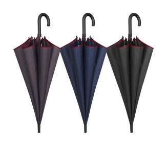 Paraguas golf automatico colores oscuros 65cm surtido