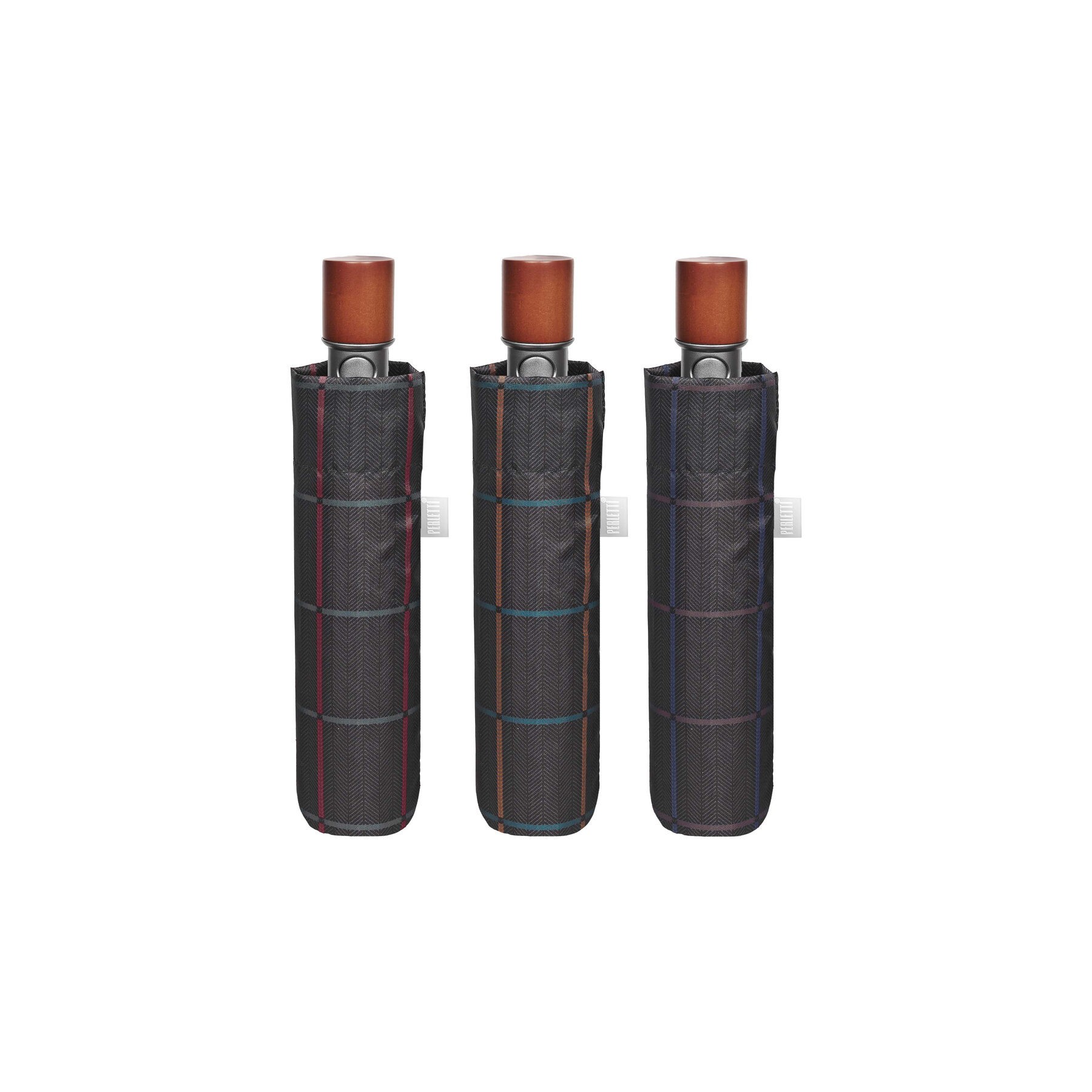 Paraguas plegable automatico escoces 54cm surtido