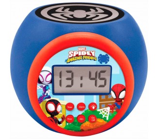Reloj Despertador Proyector Spidey Marvel