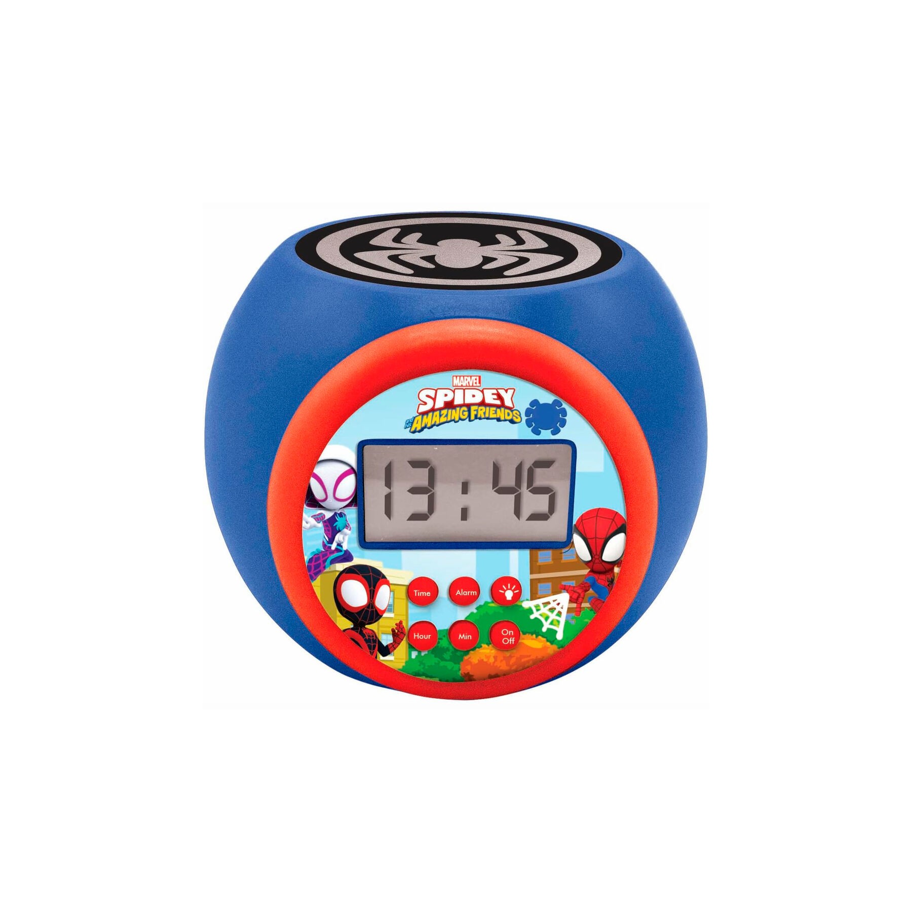 Reloj Despertador Proyector Spidey Marvel