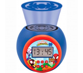 Reloj Despertador Proyector Spidey Marvel