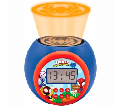 Reloj Despertador Proyector Spidey Marvel