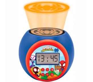 Reloj Despertador Proyector Spidey Marvel