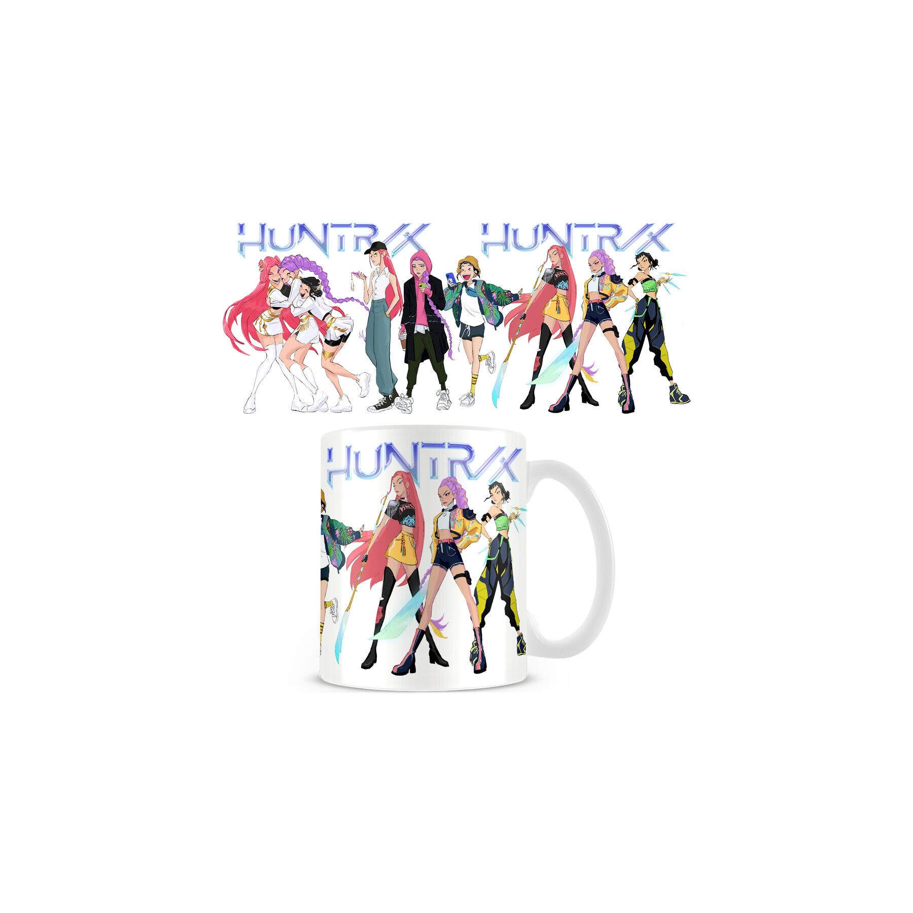 Taza Huntrix KPop Demon Hunters 325ml