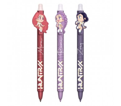 Blister 3 boligrafos borrables KPop Demon Hunters