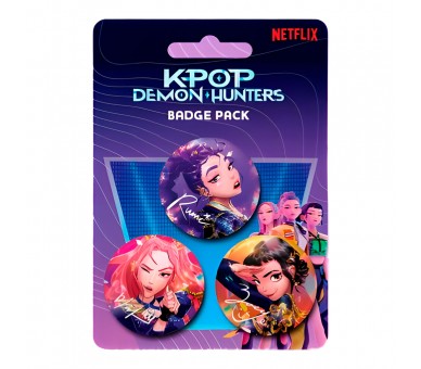 Blister 3 Insignias KPop Demon Hunters